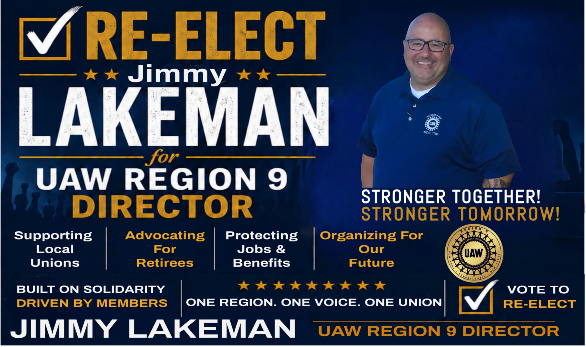 Jimmy For UAW Region 9 Director